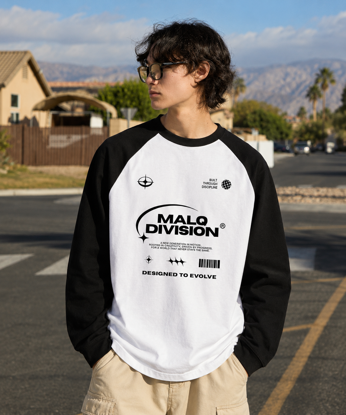 MALQ Division Raglan T-Shirt