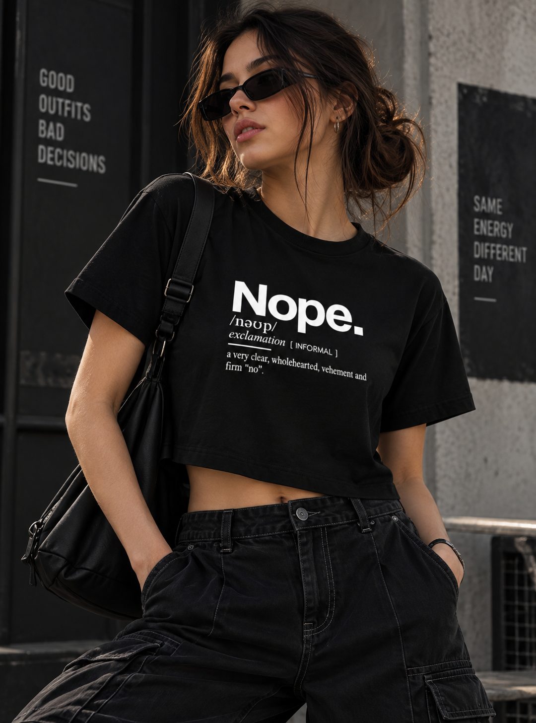 Nope. Baby Tee