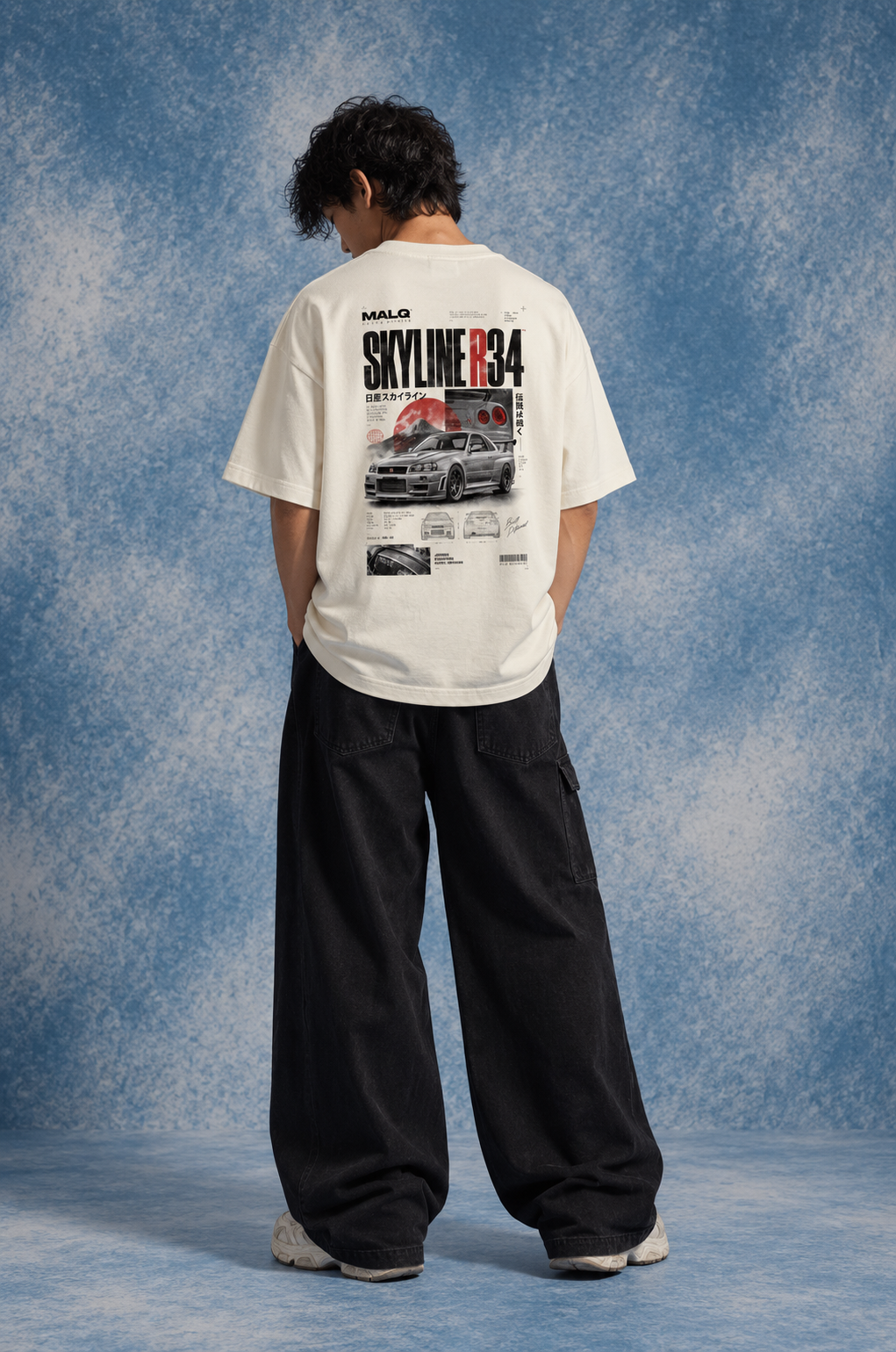 Skyline R34 Oversized T-Shirt