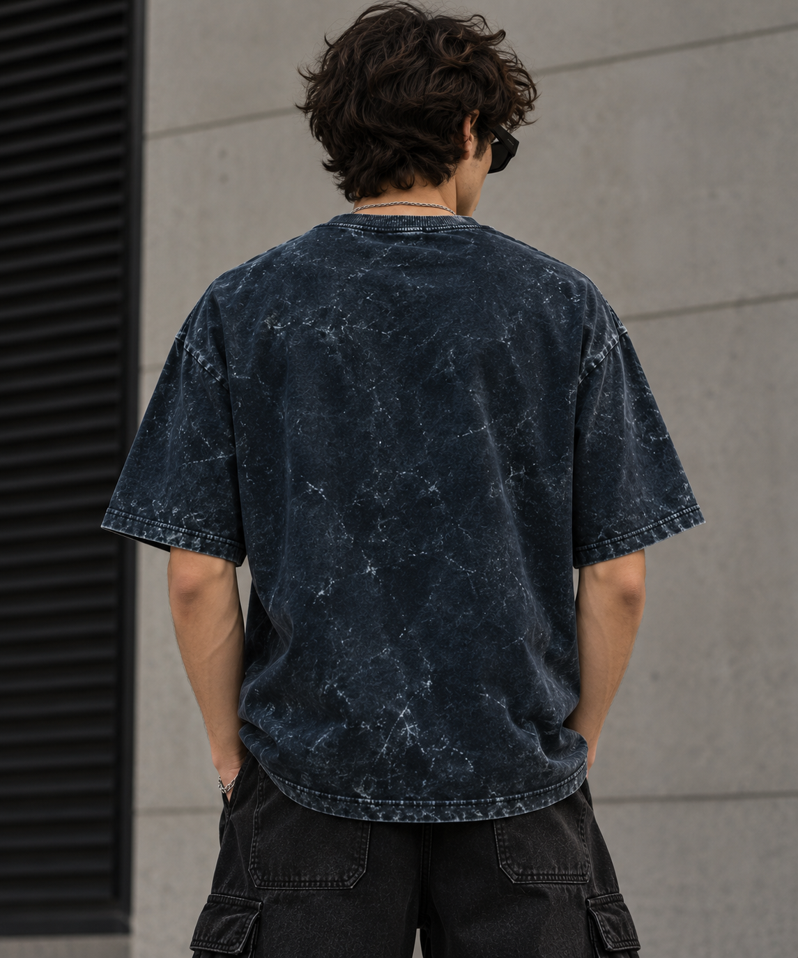 Tokyo Oversized T shirt Acid Washed
