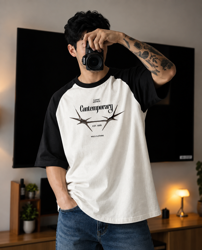 Contemporary Unisex Oversized Raglan