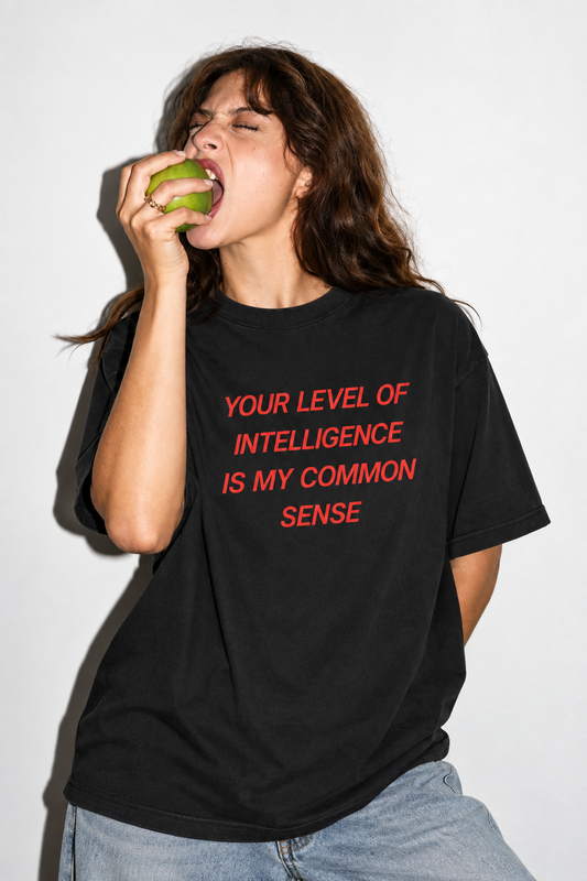 Intelligence Oversized T-Shirt