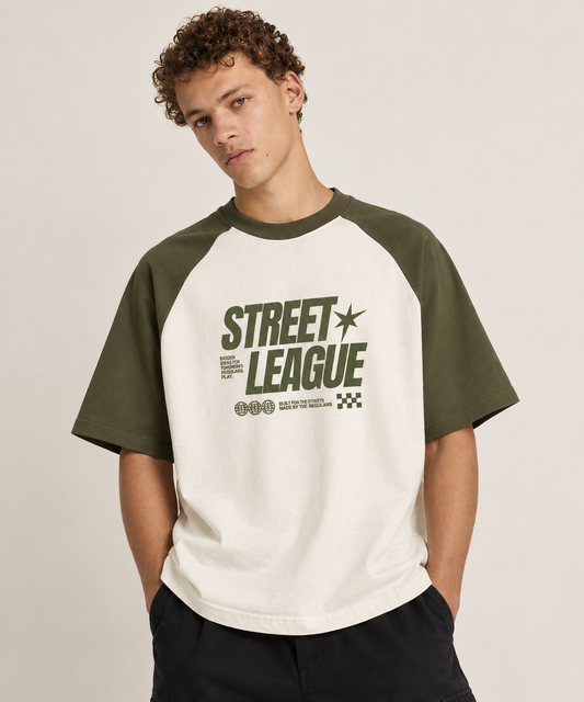 Street League Oversized Raglan T-Shirt